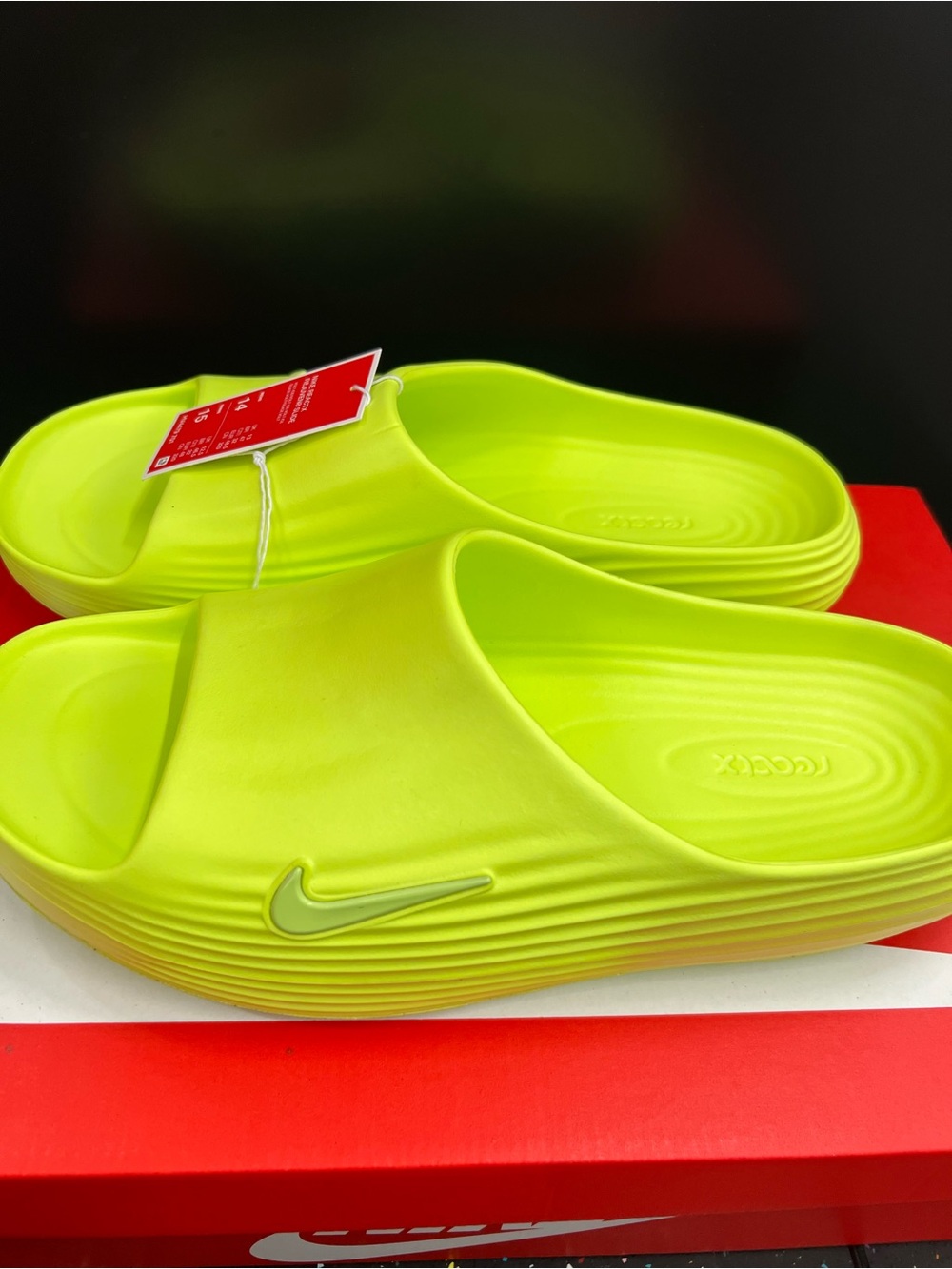 Nike ReactX Rejuven8 Volt Men's Sandal Slide Size US 14M HV4479 701 New In Box!